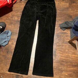 Black Velvet Pants
